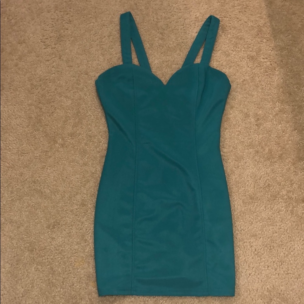 Tobi teal dress